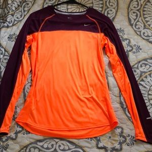 Nike dri-fit long sleeve workout shirt